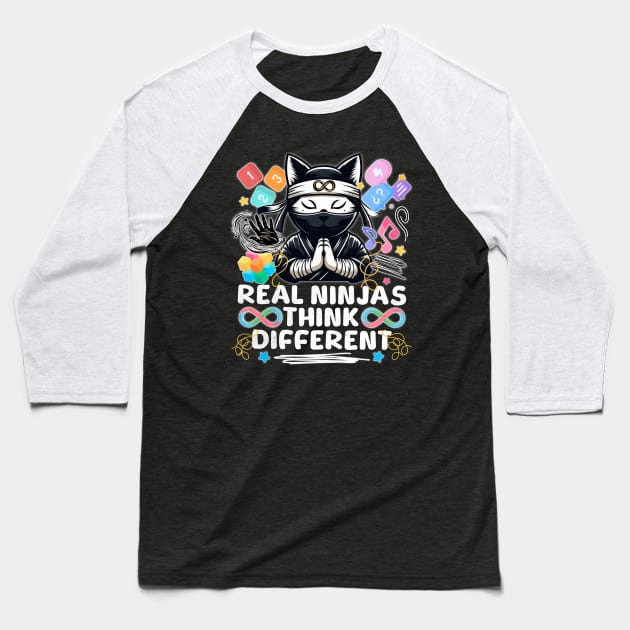 Autistic Child for Cat Ninja Baseball T-Shirt by alcoshirts